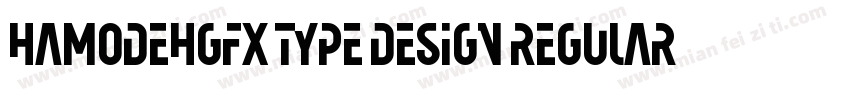 HamodehGFX Type Design Regular字体转换